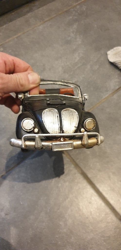metalen metaal auto kever look zwart nieuw, Ophalen of Verzenden, Nieuw