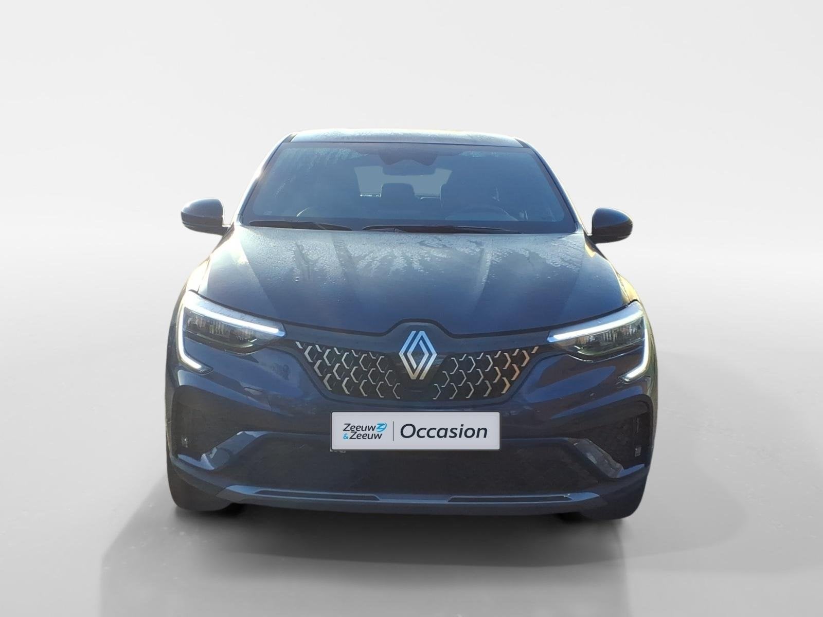 Renault Arkana 1.6 E-Tech full hybrid 145 techno Navi | Airc, Gebruikt, Blauw, Leder en Stof, Origineel Nederlands