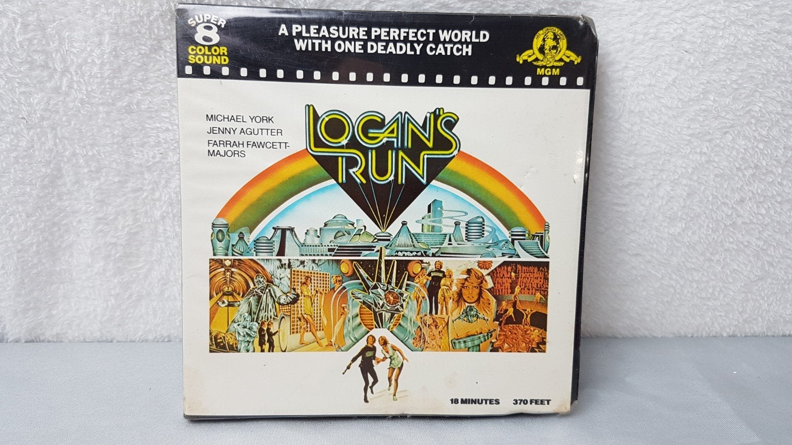 Super 8 Film: Logan's Run (18 minuten, kleur met geluid), Audio, Tv en Foto, Filmrollen, Ophalen of Verzenden, 8mm film