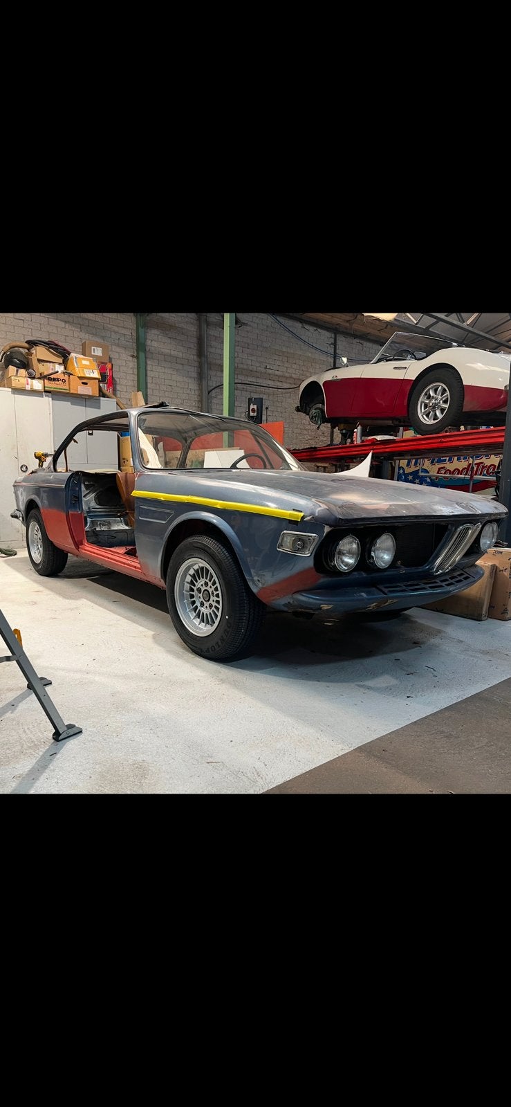 Bmw e9 CS 3.0, Ophalen