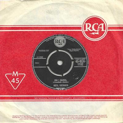 NEIL SEDAKA 1959 SUPER KNALLER VAN WELEER !!! S1408, Cd's en Dvd's, Vinyl Singles, Gebruikt, 7 inch, Single, Ophalen of Verzenden