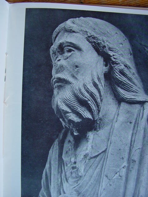 Figure Sculpture in St. Mary's Abbey, York. 1951, Ophalen of Verzenden, Gelezen, Beeldhouwkunst
