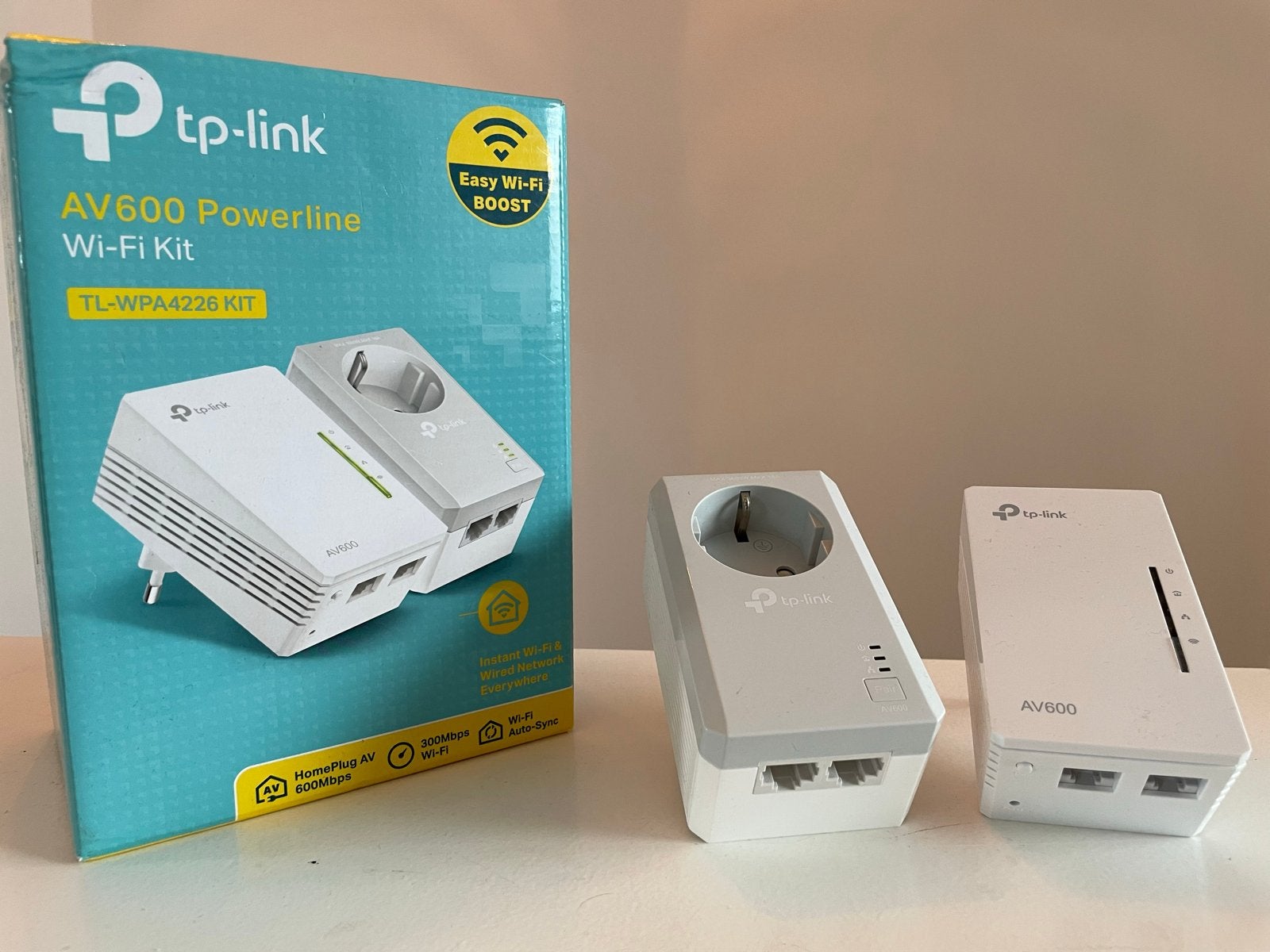 TP-Link AV600 Powerline Wi-Fi Kit TL-WPA4226, Ophalen of Verzenden, Zo goed als nieuw