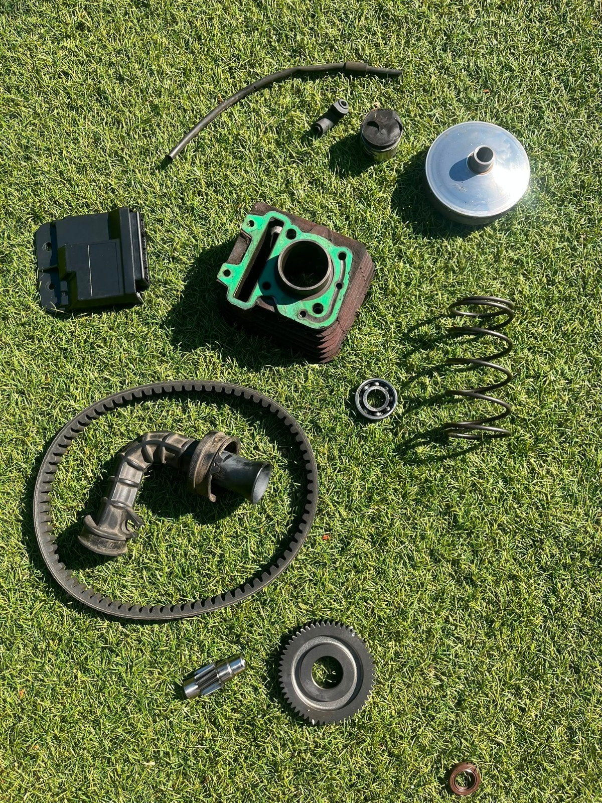 Parijs Vespa/Piaggio 50 cc onderdelen te koop, Ophalen, Gebruikt, Vespa/piaggio