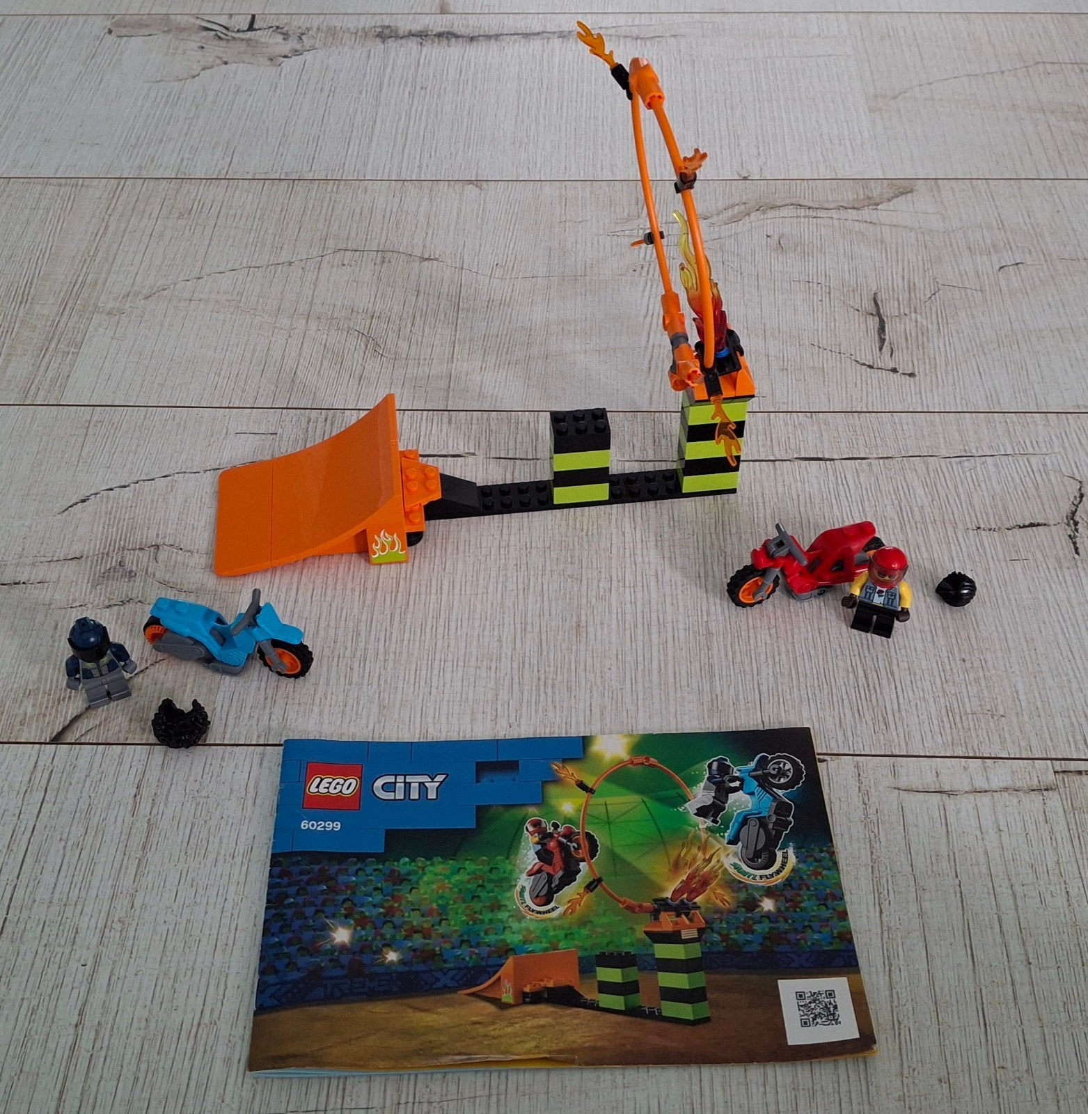 LEGO City Stuntz 60299 Stuntcompetitie met motoren, City, Lego, Compleet, Ophalen of Verzenden