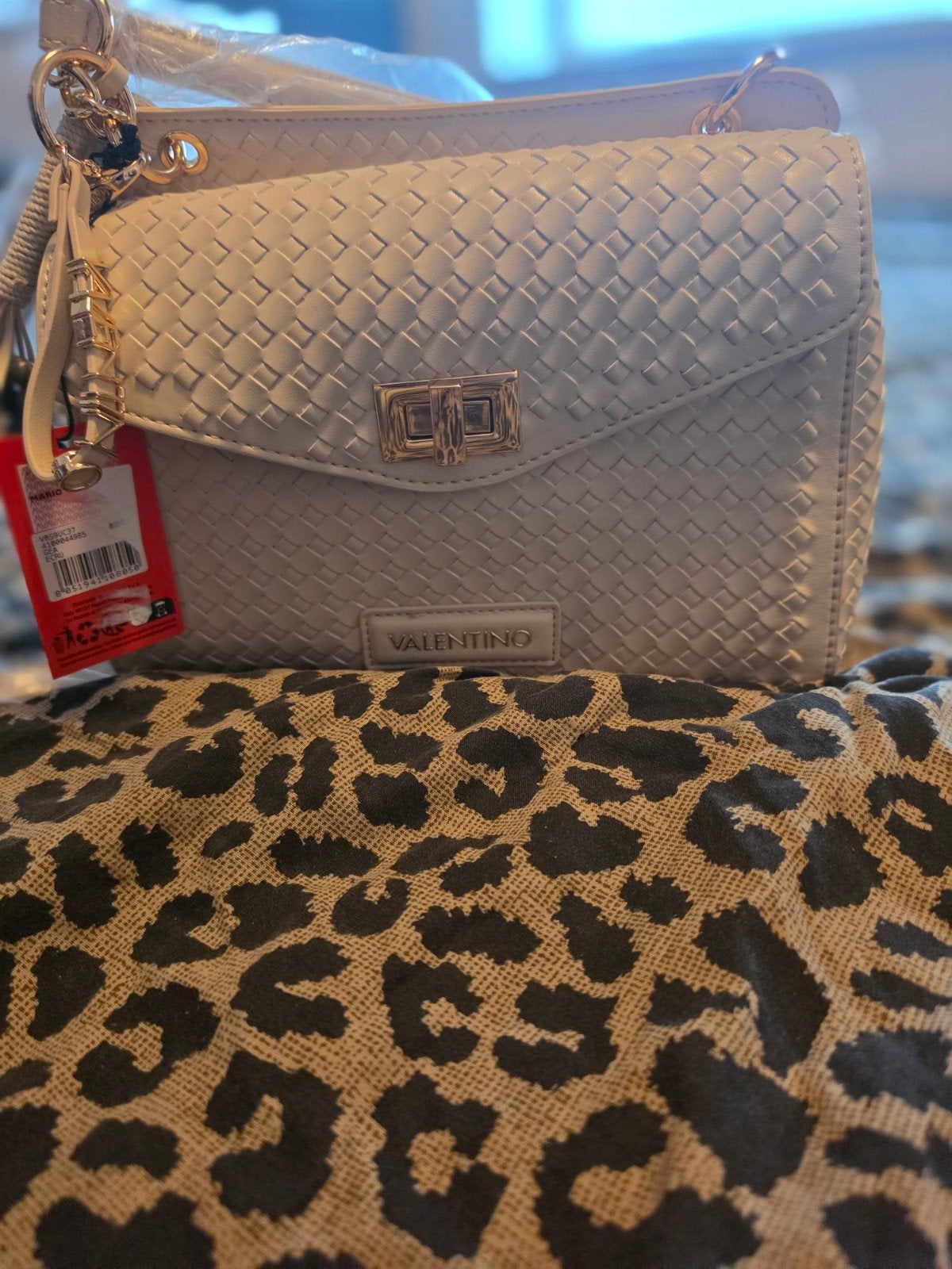 Nieuwe Mario Valentino Gea tas - Off-white met labels, Ophalen of Verzenden