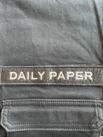 Daily Paper Cargo broek (M), Maat 48/50 (M), Zwart, Ophalen of Verzenden, Zo goed als nieuw