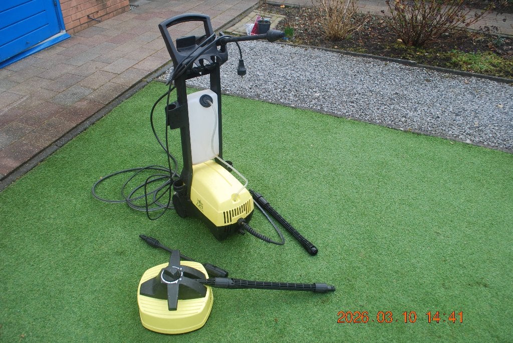 Topcraft hogedrukspuit met terrasreiniger, Ophalen, Gebruikt, Topcraft, Met autostop en -start
