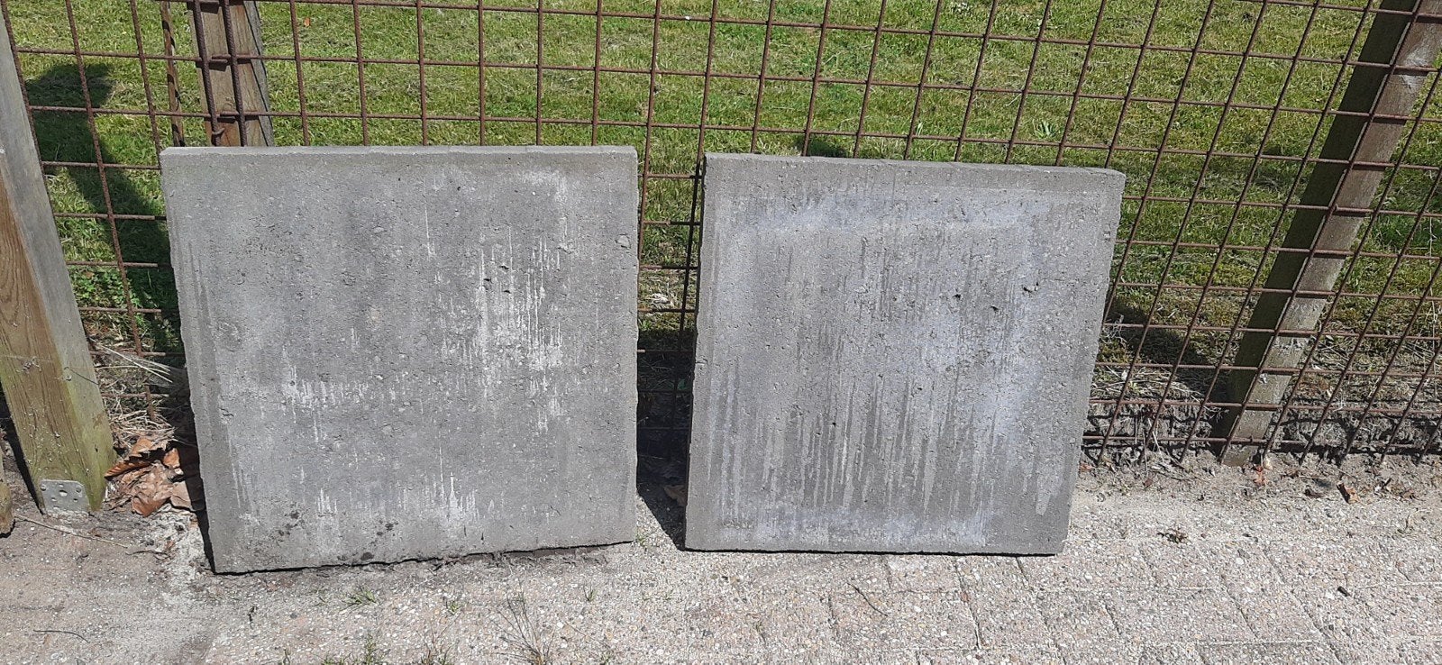 Antraciet 2x Tegels en gratis Schoorsteen Blok, Ophalen, Gebruikt, 40 tot 60 cm, Minder dan 5 m²