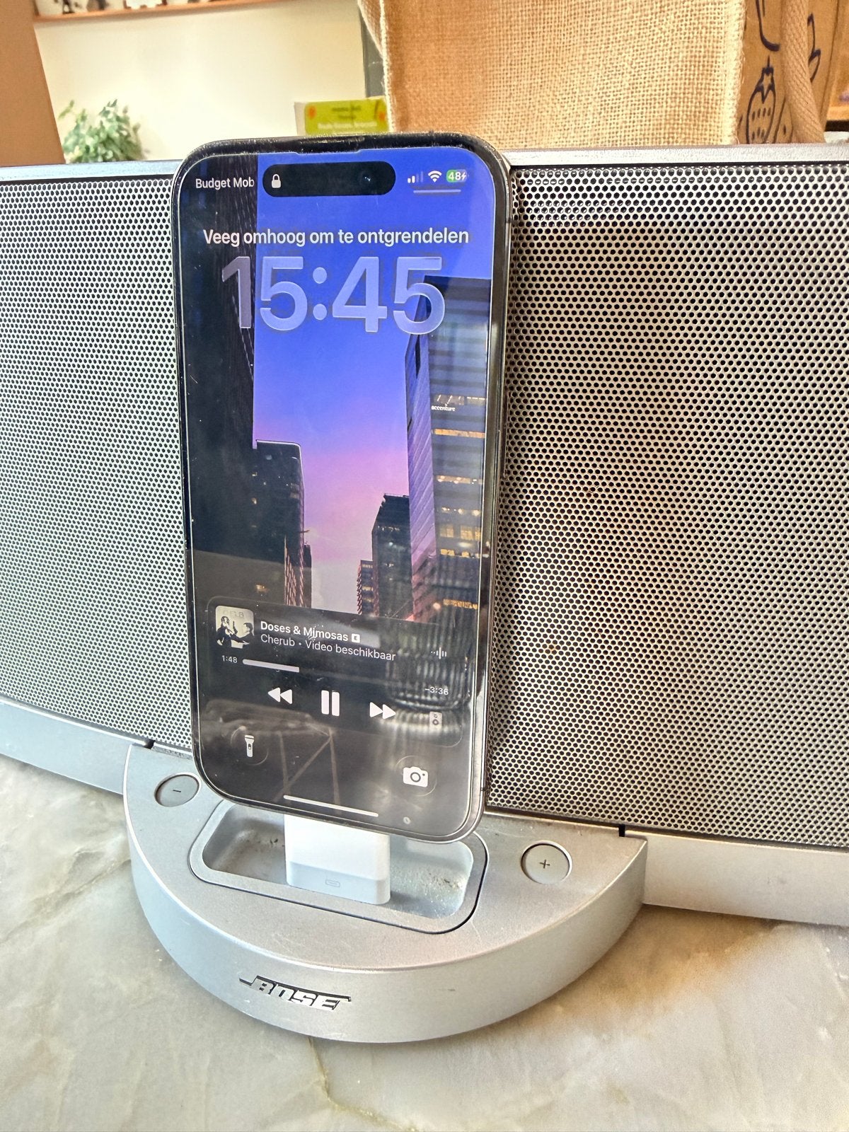 Bose SoundDock Series II | orig. toebehoren & Apple adapter, Ophalen, Gebruikt, Bose, AUX-ingang