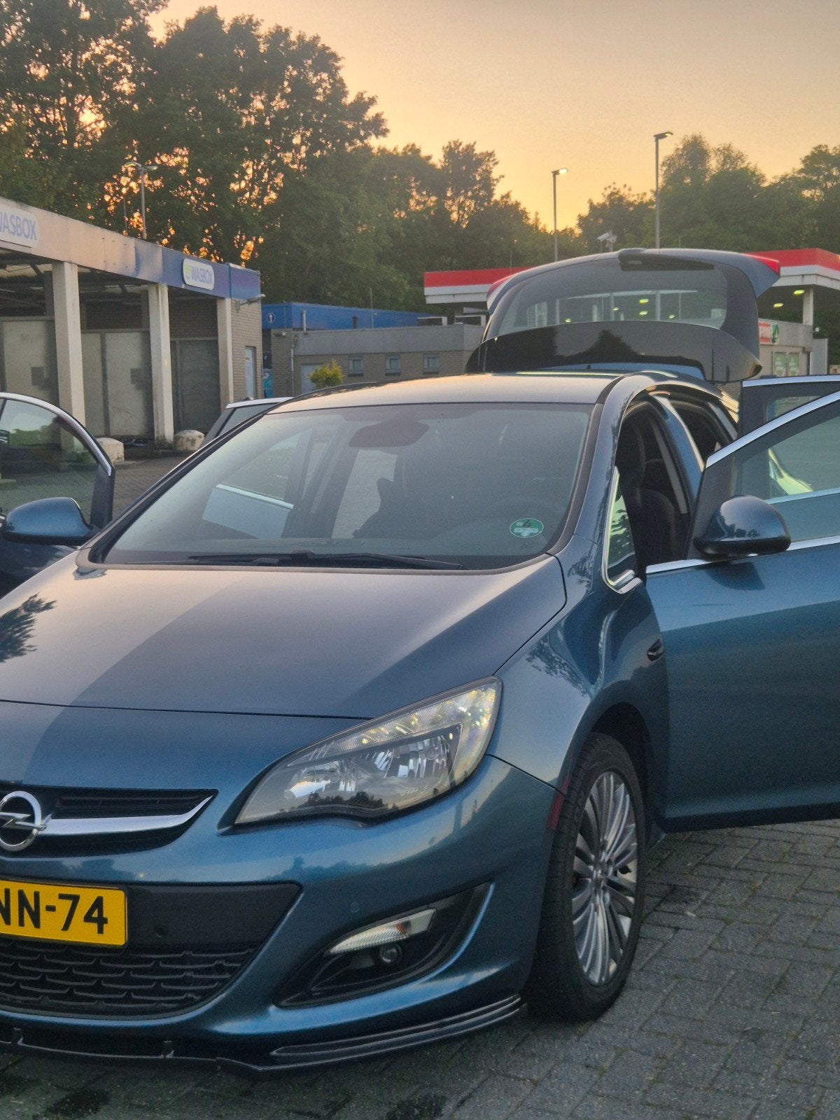 Opel Astra 1.4 Turbo 103KW LPG 5D 2014 Blauw, Voorwielaandrijving, 730 kg, 4 cilinders, Blauw