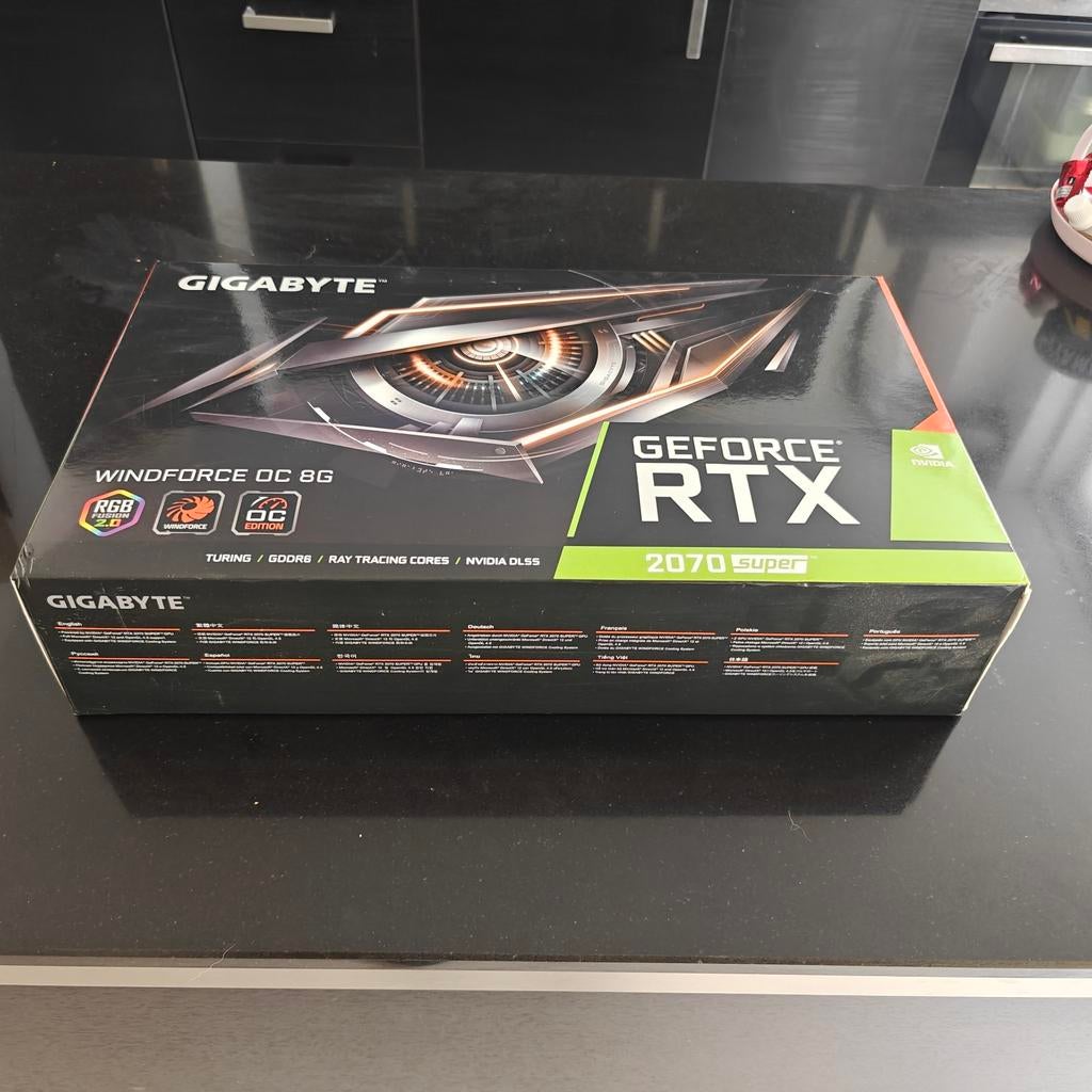 Gigabyte GeForce RTX 2070 Super Windforce OC 8G, Computers en Software, Videokaarten, Zo goed als nieuw, Nvidia, PCI-Express 3.0