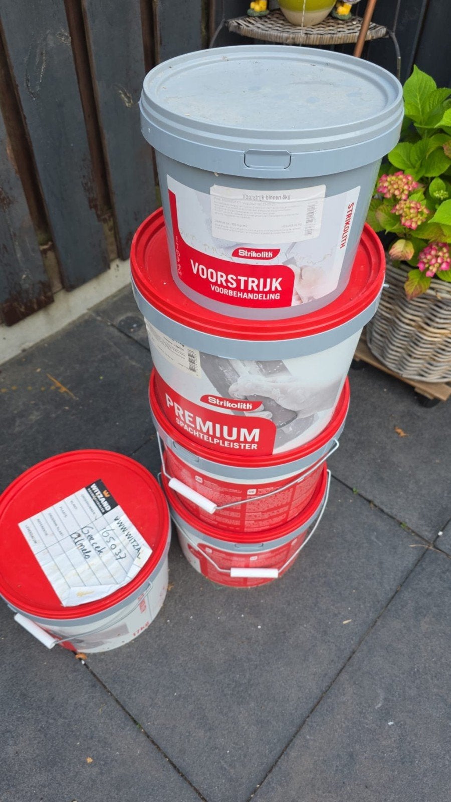 Strikolith stucmateriaal – Voorstrijk & Premium Spachtelplei, Ophalen, Nieuw