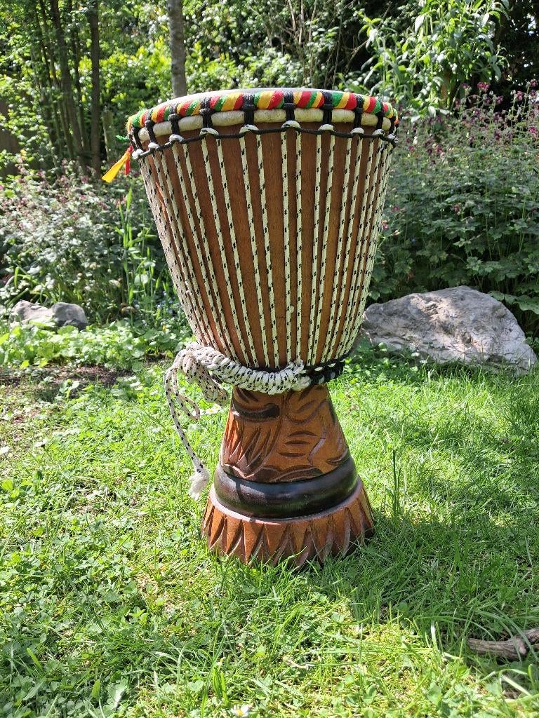 Djembe djembé djembee afrikaanse trommel diam.29 hg.49 zgan, Ophalen of Verzenden, Zo goed als nieuw, Trommel