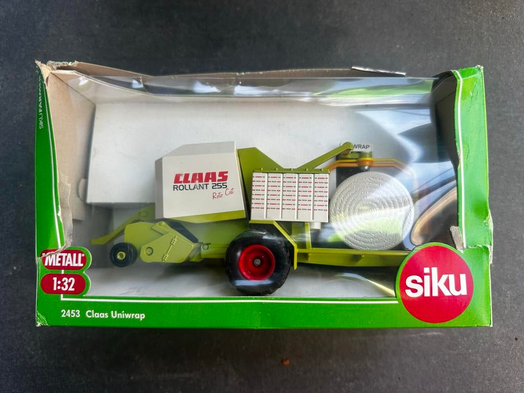 Siku 2453 Claas Rollant 255 Roto Cut Uniwap - Nieuwstaat, Ophalen of Verzenden, Zo goed als nieuw