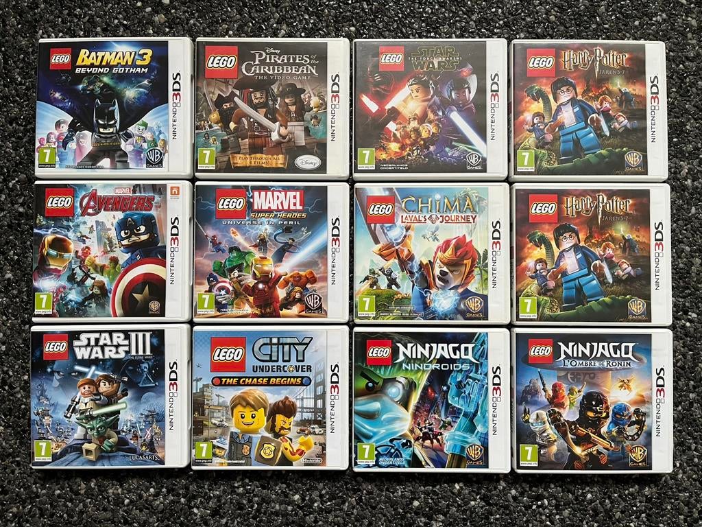 12 x LEGO Nintendo 2DS/3DS Spelletjes, Avontuur en Actie, 1 speler, Ophalen of Verzenden, Zo goed als nieuw