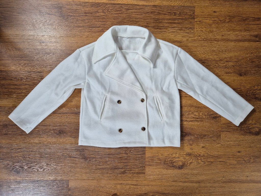 Zentaro Anna korte jas, Zentaro, Wit, Nieuw, Ophalen of Verzenden