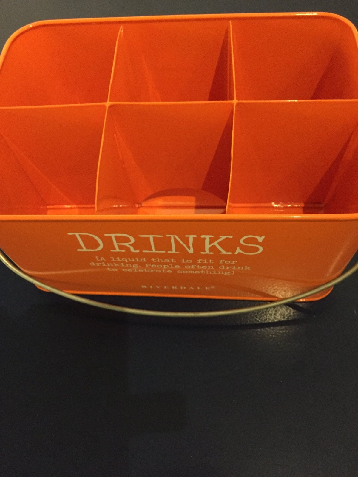 RIVERDALE kratje flessen bier drank oranje voetbal feest, Ophalen, Zo goed als nieuw, Versiering, Oranje of Koningsdag