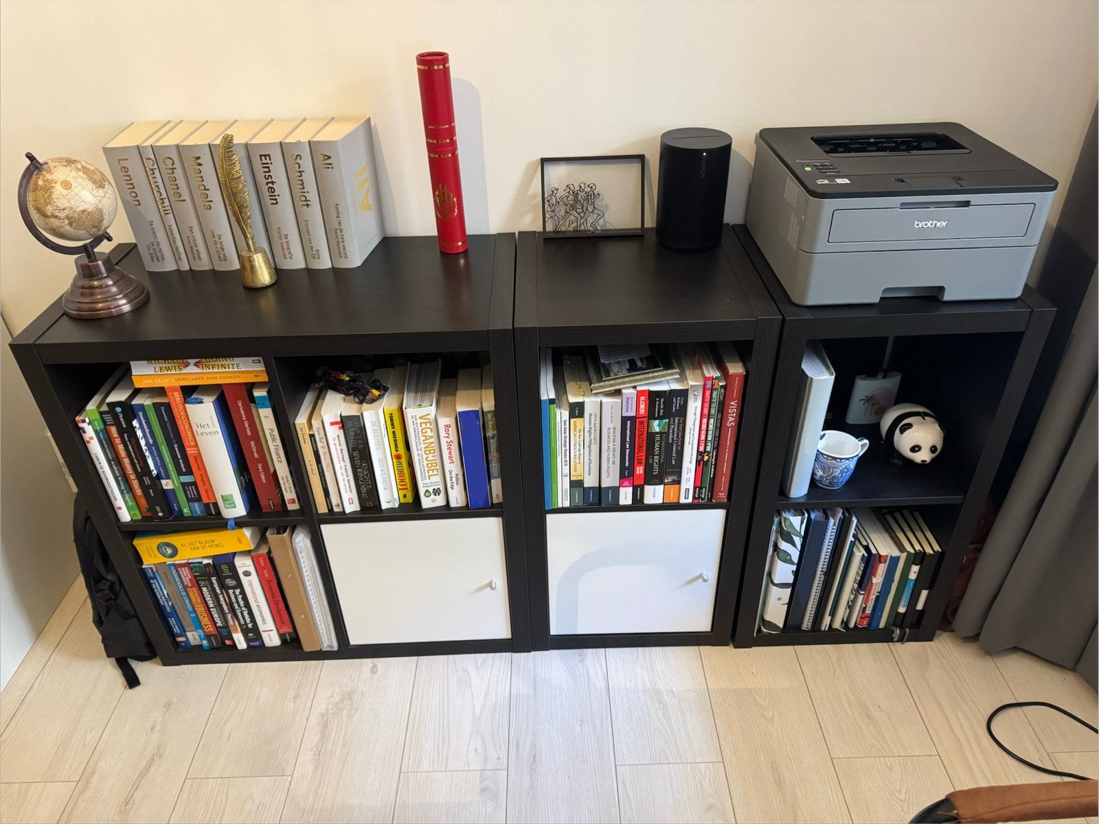 KALLAX kast 8 vakken, Ophalen, 150 tot 200 cm, Zo goed als nieuw, Minder dan 100 cm