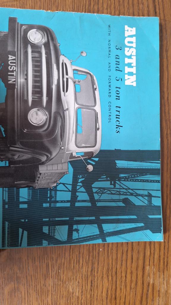 Austin folder 1955, Ophalen of Verzenden, Zo goed als nieuw, Overige merken