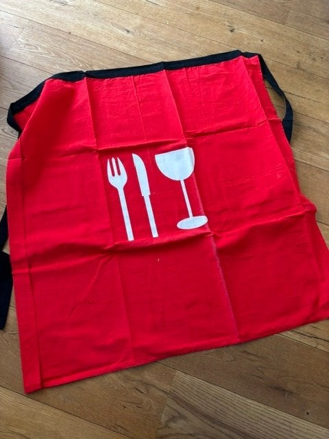 horeca schort  "nieuw", Ophalen of Verzenden, Nieuw, Overige materialen, Rood