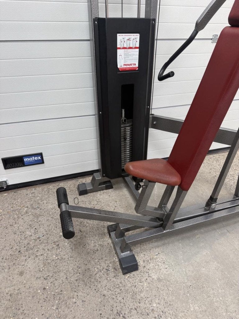 Panatta incline convergent pec deck / chest press, Gebruikt, -, -, Overige typen