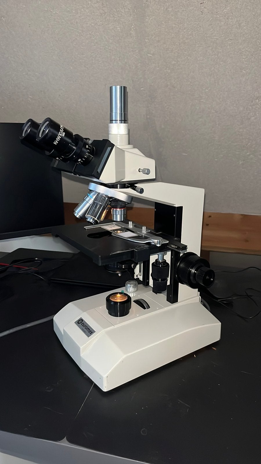 Euromex fase contrast microscoop, Ophalen, Zo goed als nieuw, Vergrootglas of Loep
