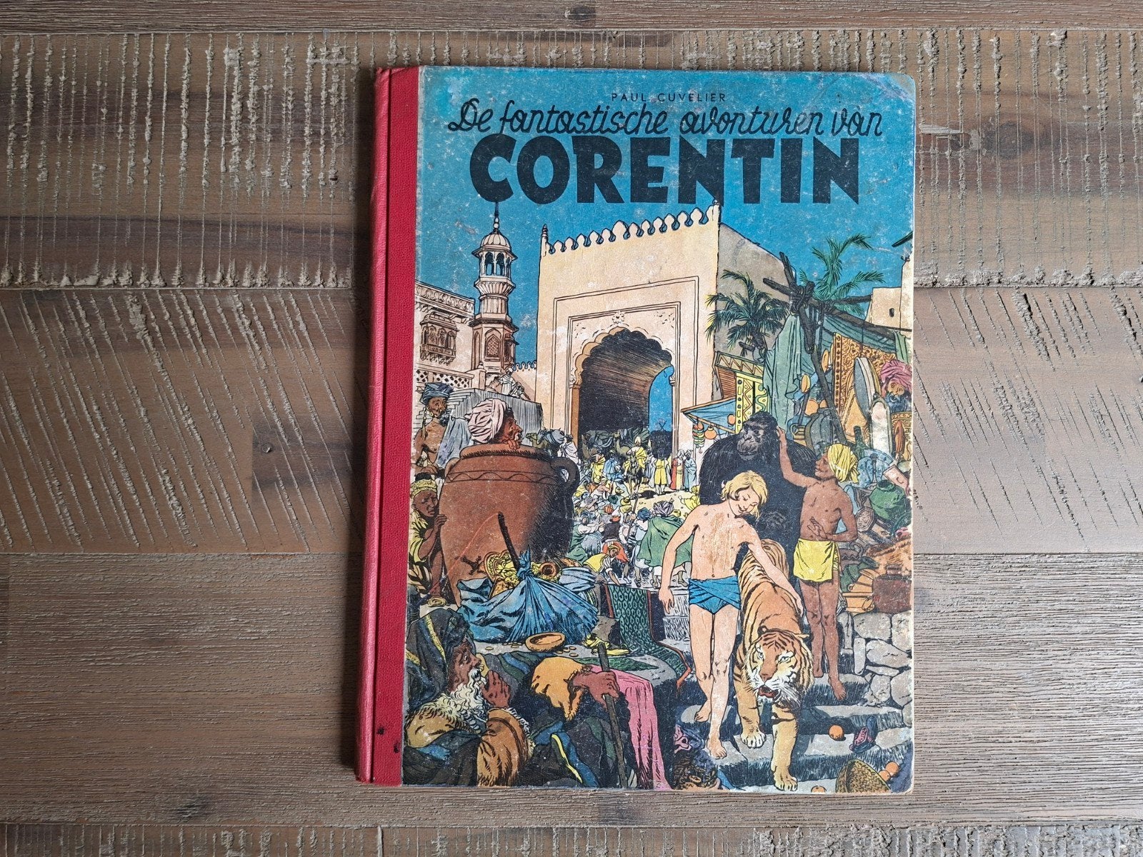 Corentin - eerste deel (1950) 1e druk, Boeken, Gelezen, Verzenden, Eén stripboek, Paul Cuvelier