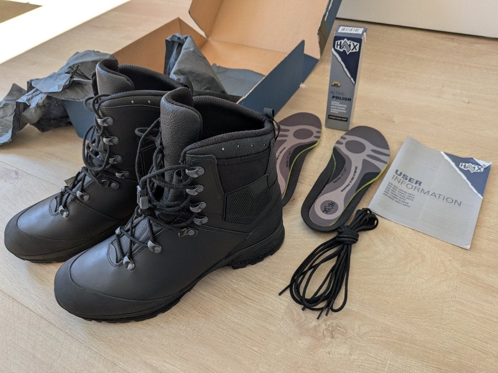 Nieuwe Haix Mondo Gevechtslaarzen 290 M Zwart / 45 - 45.5, Ophalen of Verzenden, Nieuw, Schoenen