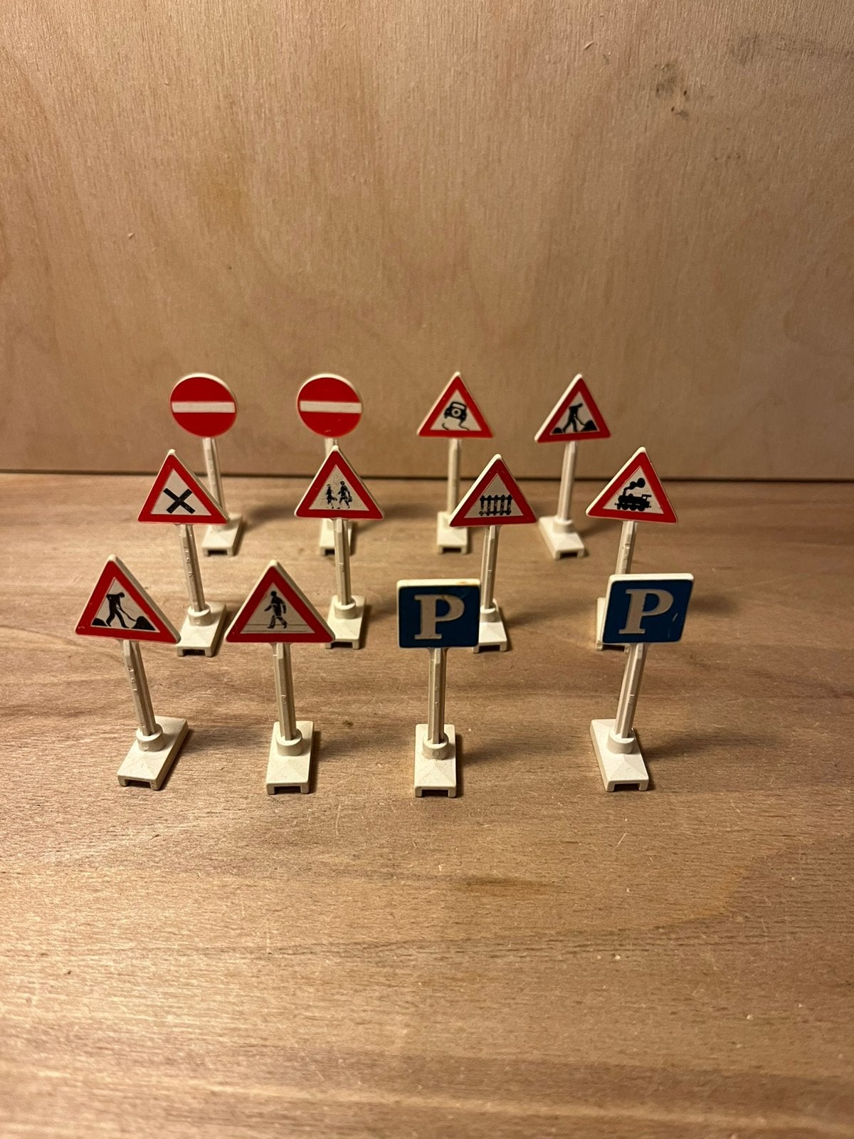 052 - Lego Partij/Lot Verkeersborden, Ophalen of Verzenden, Gebruikt, Losse stenen, Lego