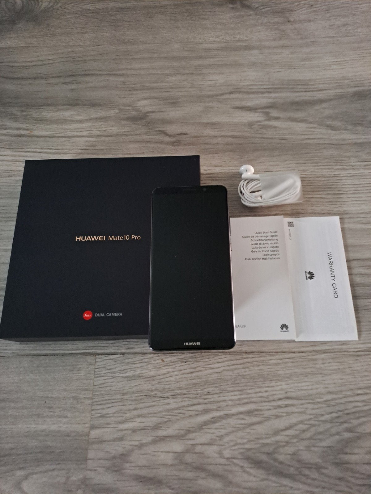 Huawei Mate 10 Pro - Zo goed als nieuw, compleet in doos, Telecommunicatie, Mobiele telefoons | Huawei, Zwart, Touchscreen, Ophalen of Verzenden