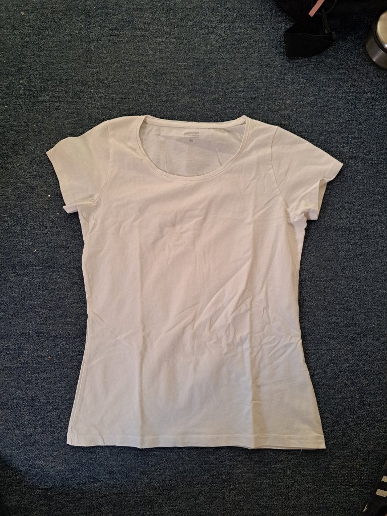 wit zeeman t.shirt maat 40, Maat 38/40 (M), Zeeman, Wit, Ophalen of Verzenden