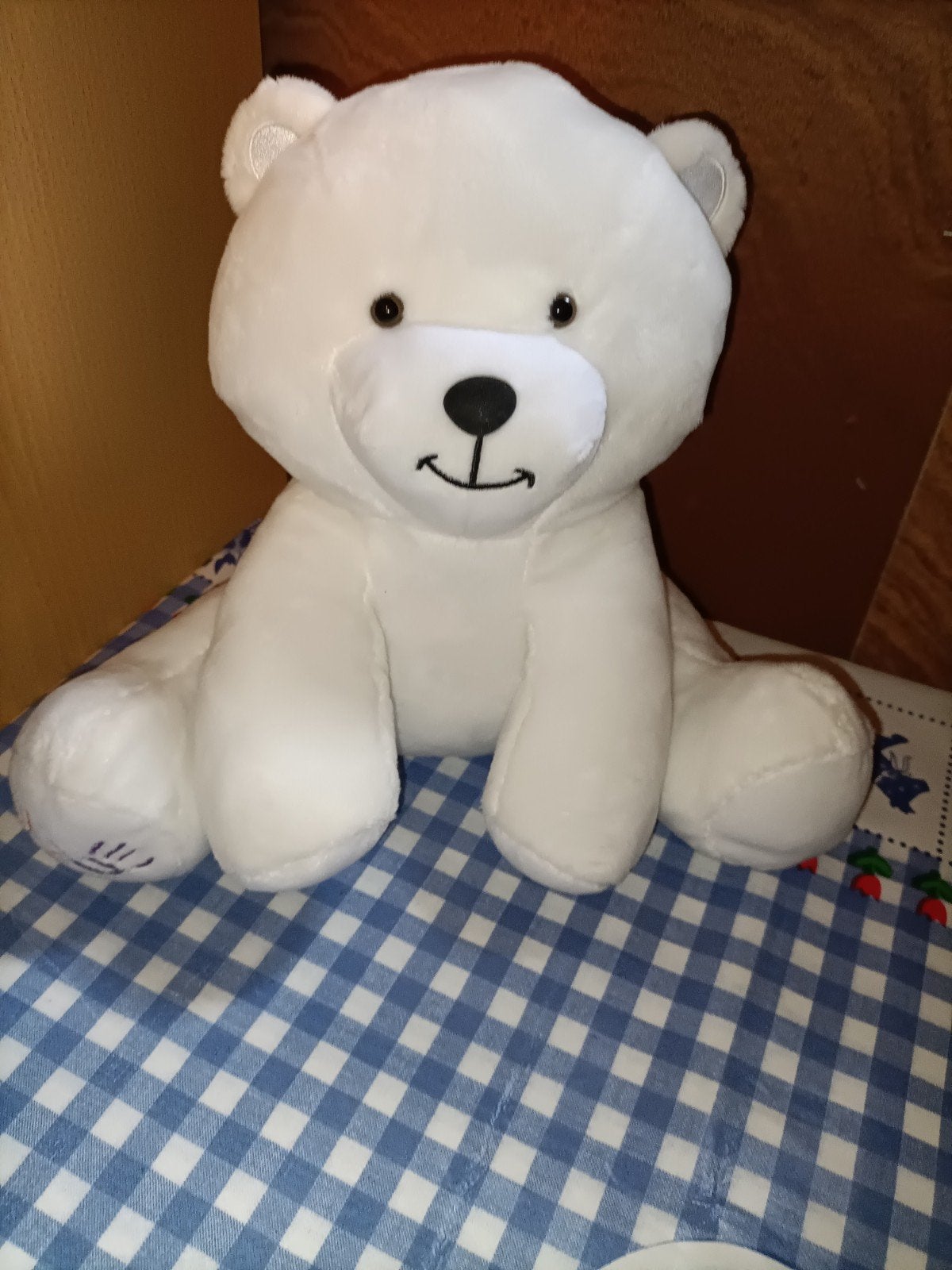 Witte Kika Beer knuffel nieuw versie 30 cm groot, Ophalen of Verzenden, Zo goed als nieuw, Beer