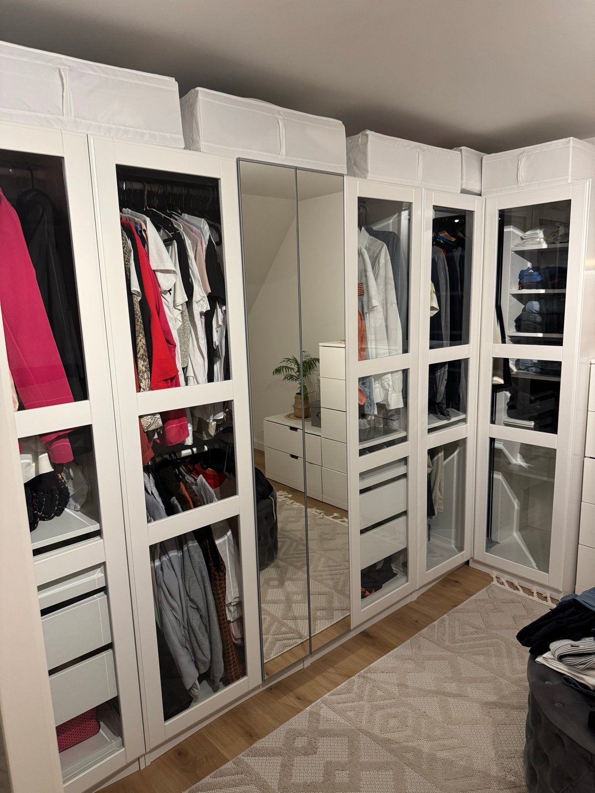 5x IKEA PAX Tyssedal Glazen Deuren, Huis en Inrichting, Ophalen, 200 cm of meer, 150 tot 200 cm, Glas