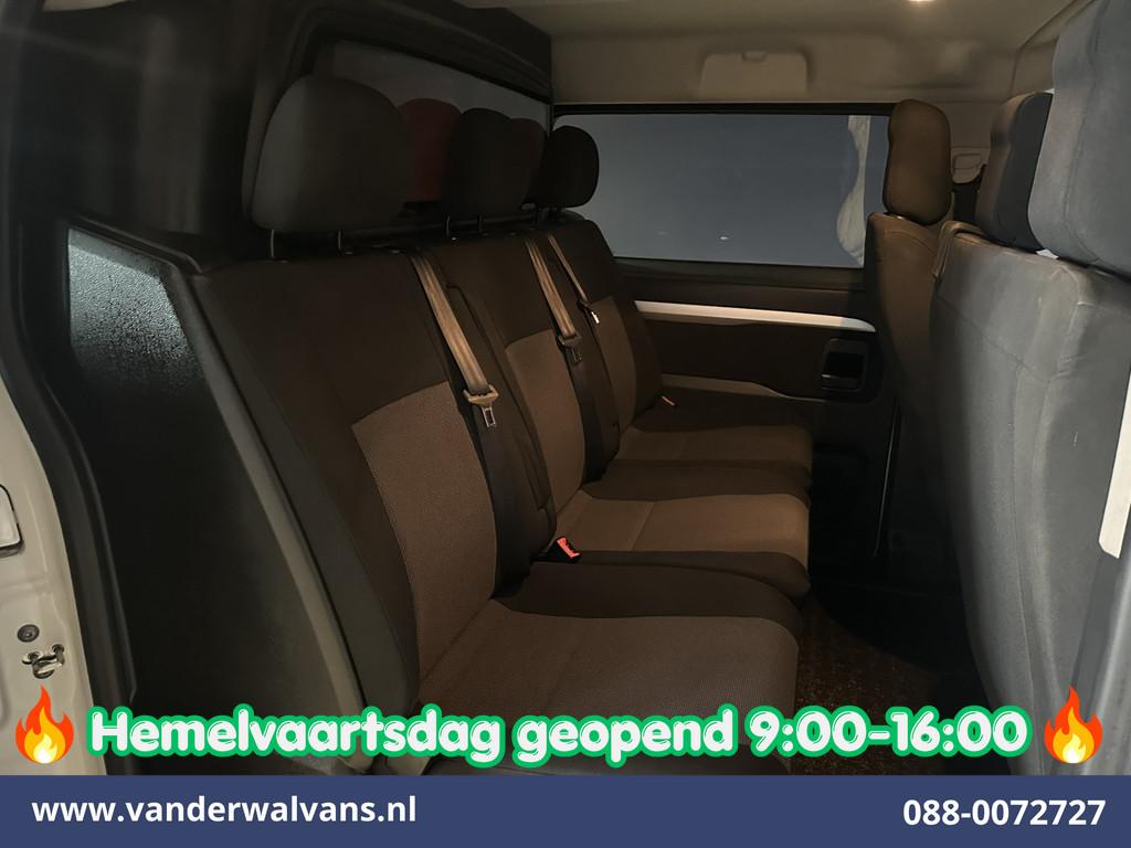 Opel Vivaro 2.0 CDTI 123pk L3H1 Dubbele Cabine Euro6 Airco |, Auto's, Bestelauto's, Stof, Gebruikt, 4 cilinders, 2500 kg