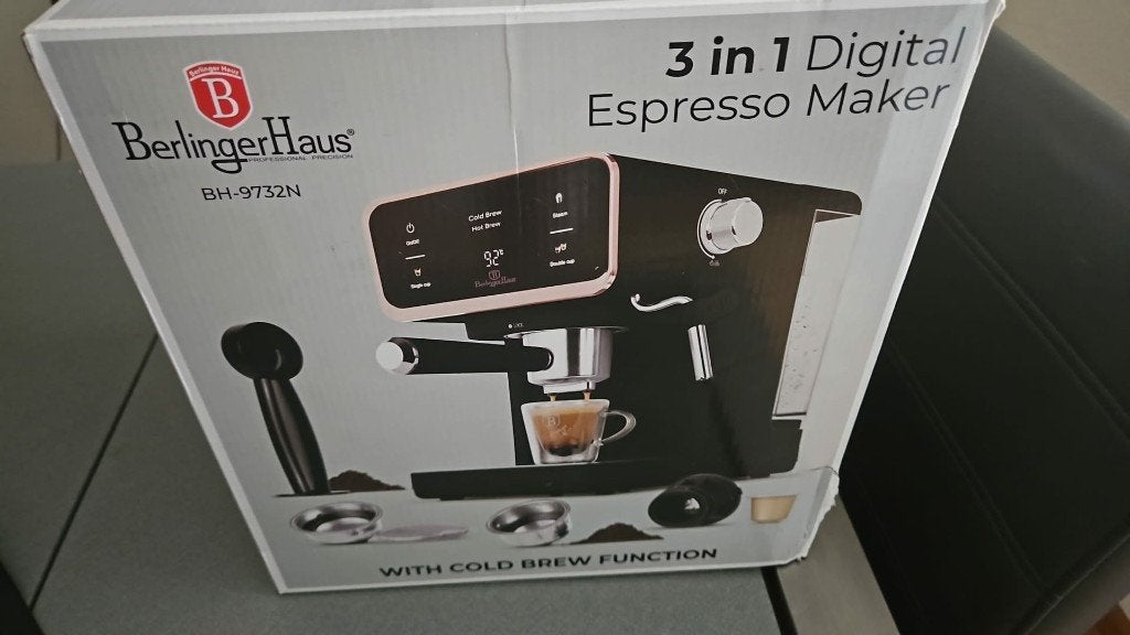 berlinger expresso machine, Ophalen of Verzenden, Nieuw, Espresso apparaat