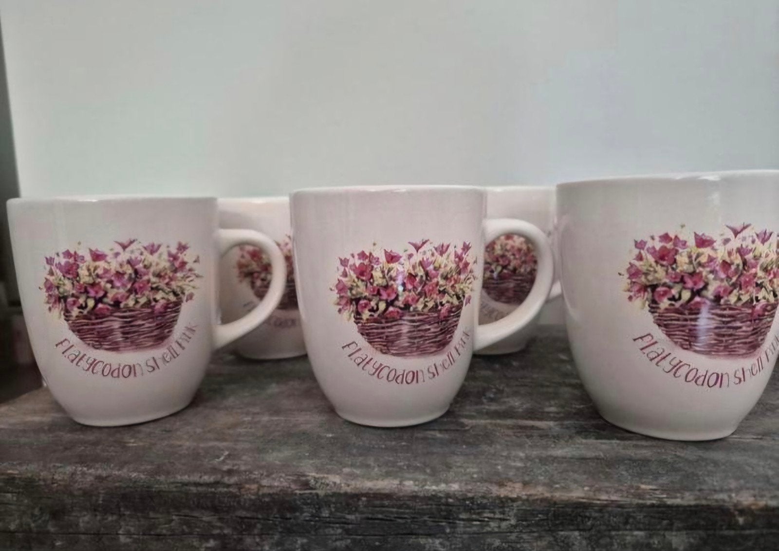 mokken Jet ter Steege Platycodon shell pink, Antiek en Kunst, Ophalen of Verzenden