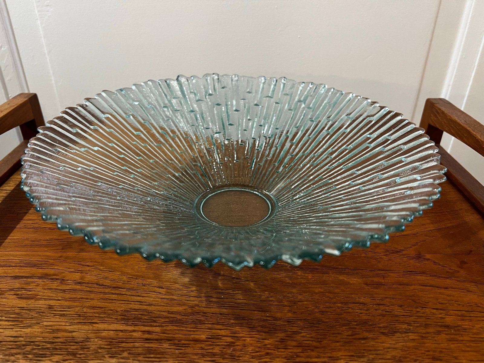 Humppila 'Revontulet' schaal 29cm, Antiek en Kunst, Antiek | Glas en Kristal, Ophalen of Verzenden