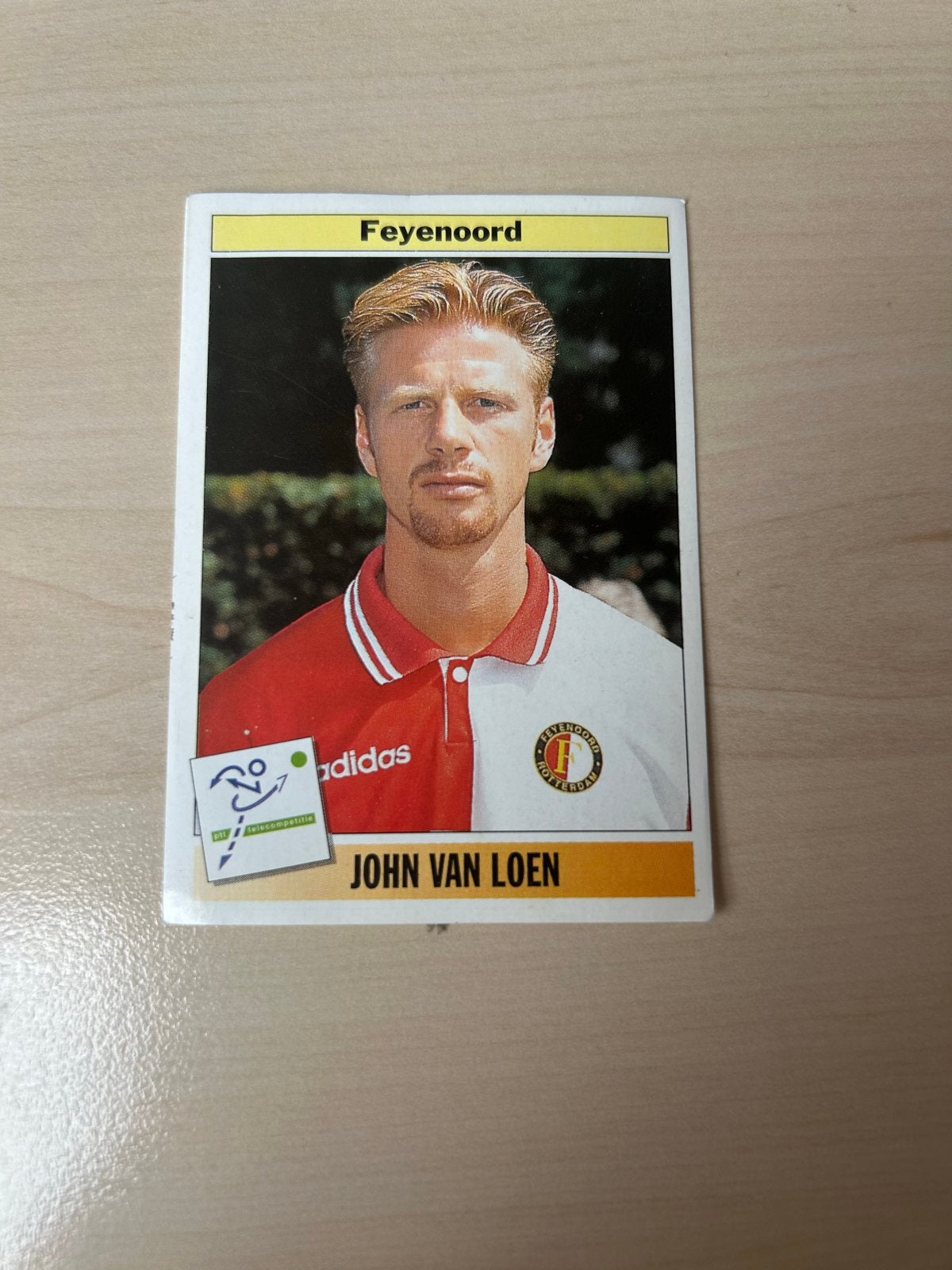 Panini Voetbal 95 Sticker John van Loen Feyenoord, Ophalen of Verzenden, Zo goed als nieuw, Sticker