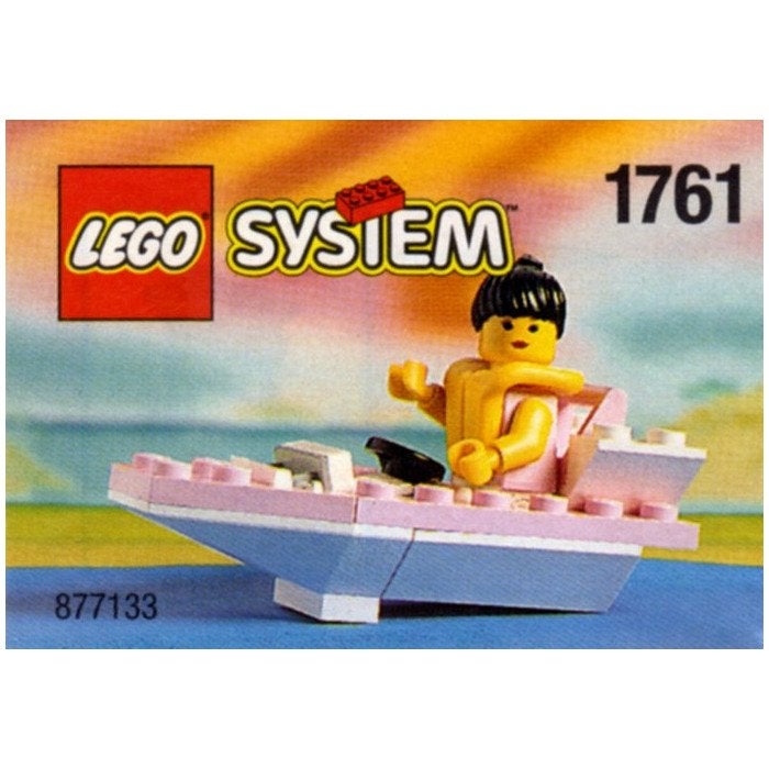 Lego Paradisa Speedboot 1761 - Vintage Set, Ophalen of Verzenden, Gebruikt, Overige merken