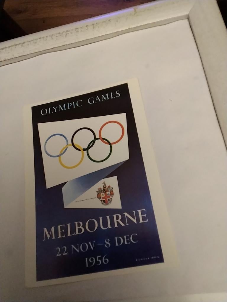 OLYMPISCHE SPELEN  1956  / ANSICHTKAART, Ophalen of Verzenden, 1940 tot 1960