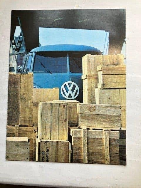 Volkswagen VW Bus T1 folder uit augustus 1965   NL, Gelezen, Volkswagen, Ophalen of Verzenden, Volkswagen