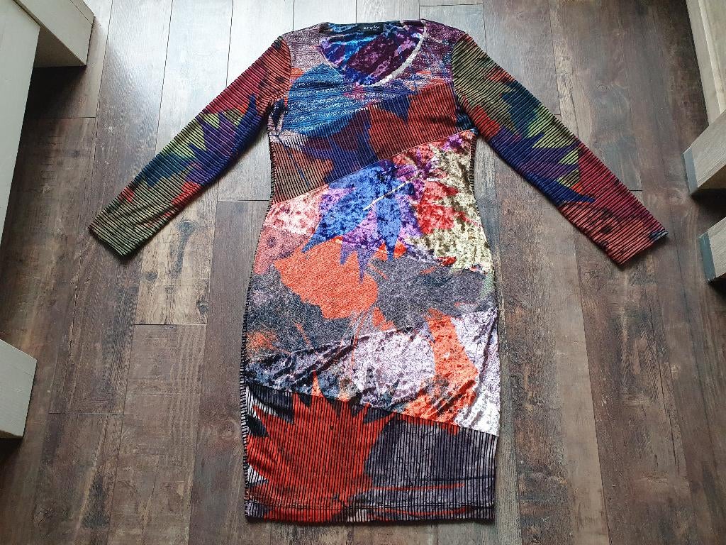 Eroke jurk, maat M., Maat 38/40 (M), Oranje, Ophalen of Verzenden, Zo goed als nieuw