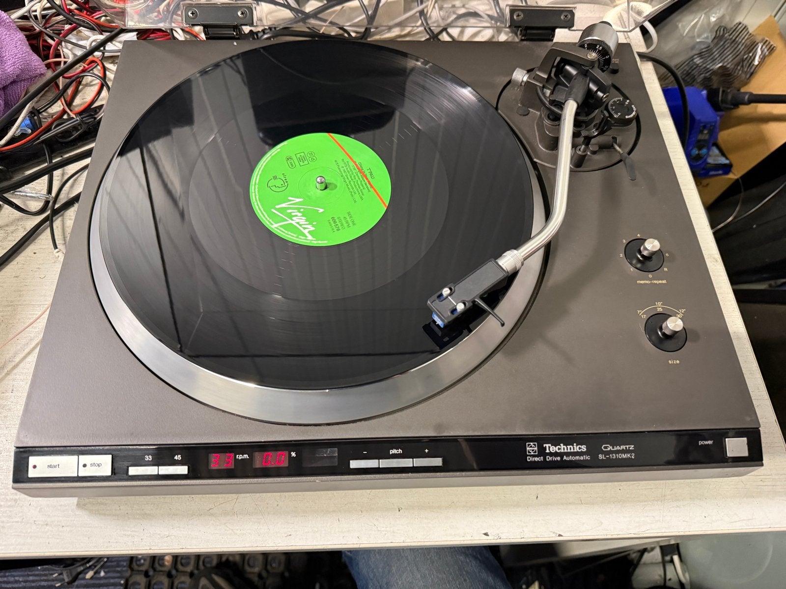 Technics SL-1310MK2 Platenspeler - Werkt,, Ophalen, Technics, Gebruikt, Automatisch