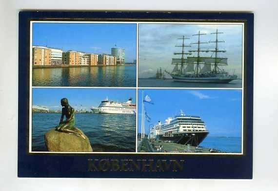 scheepvaart-foto-KOPENHAGEN-zeilschip- 2x, Ophalen of Verzenden, Zo goed als nieuw, Motorboot, Boek of Tijdschrift