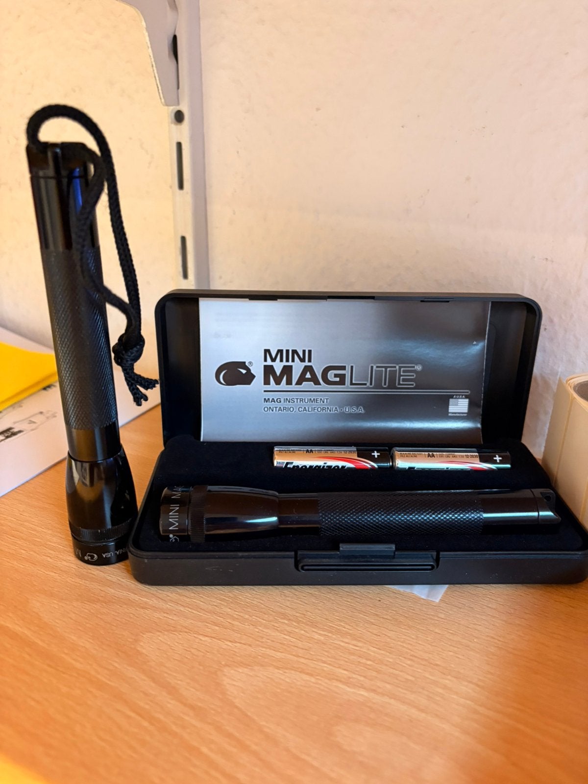 2 x Maglite zaklamp 2xaa, Caravans en Kamperen, Zaklampen, Ophalen of Verzenden, Zo goed als nieuw, Batterij