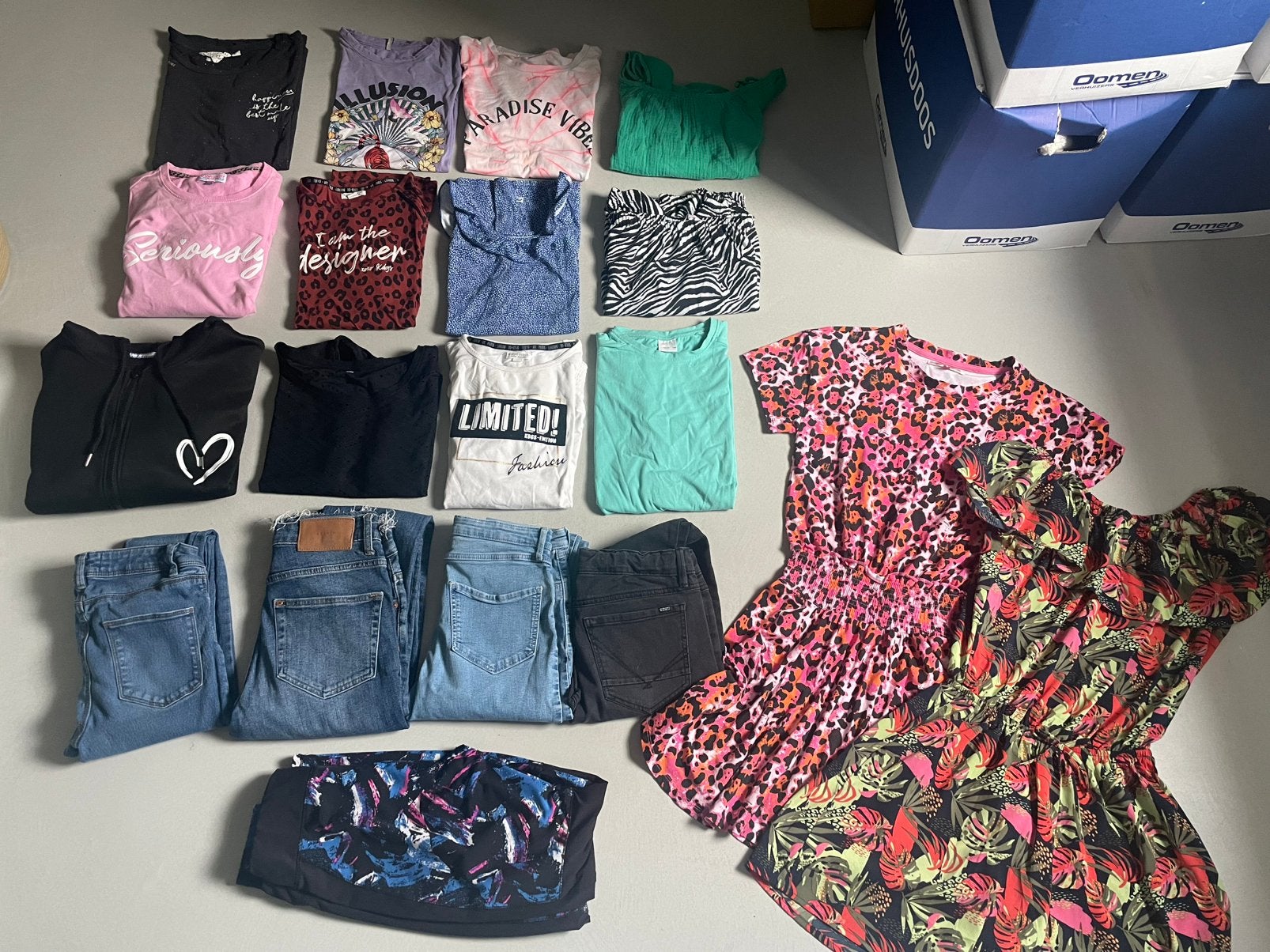 Kleding pakket meiden meisje 158 / 164, Ophalen of Verzenden, Gebruikt, Meisje, Setje