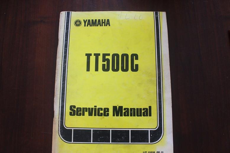 Yamaha TT500 C 1975 1976 motorcycle service manual TT500C, Ophalen of Verzenden, Yamaha