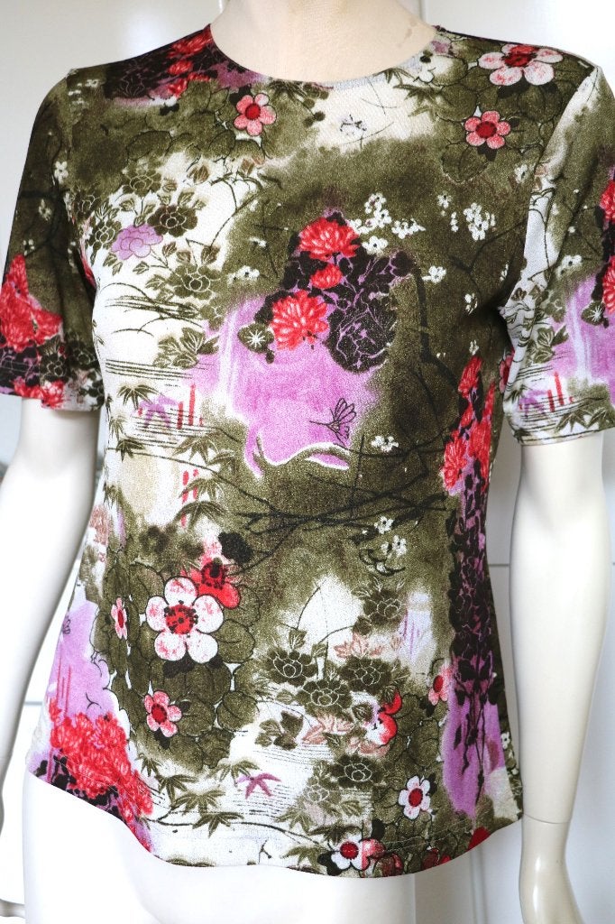 trui top fijn breisel Gerry Weber bloemprint 40, Maat 38/40 (M), Verzenden, Nieuw, Gerry weber