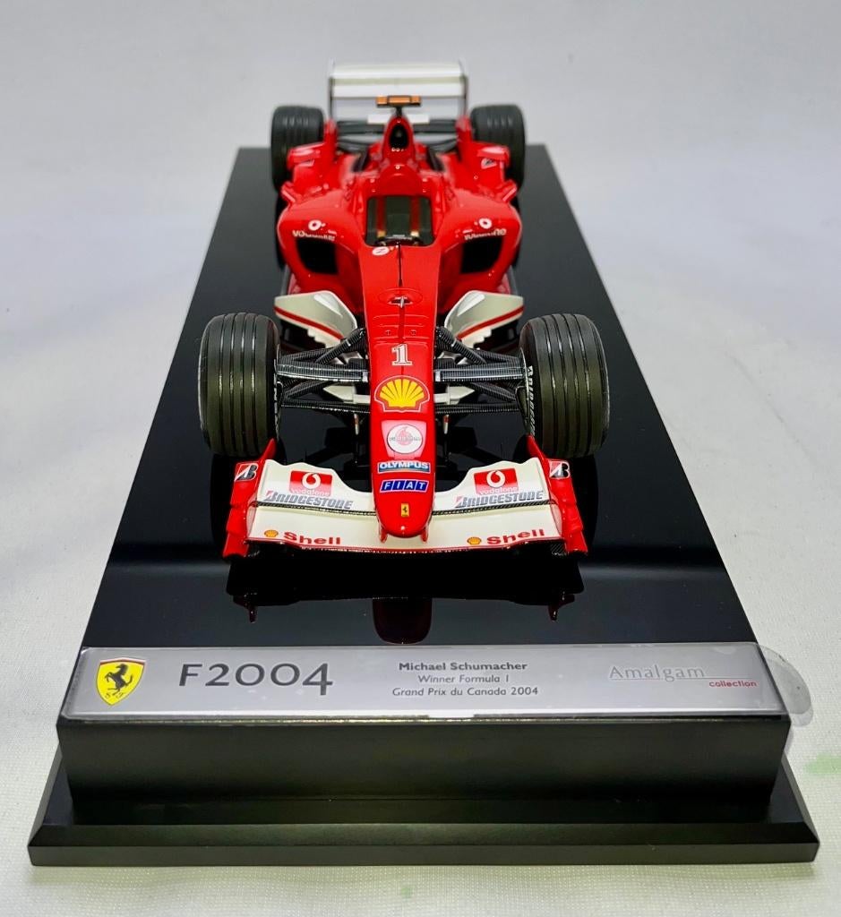 Ferrari F2004 #1 Michael Schumacher 1:18 van Amalgam, Ophalen of Verzenden, Nieuw, Auto, Overige merken